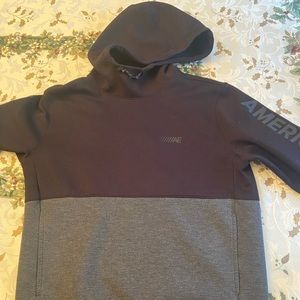 American Eagle black/grey two-tone Hoodie